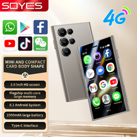 Soyes S24 Pro Max Mini, Teléfono Inteligente 4G LTE, Pantalla HD de 3.0'', Quad Core, 2GB de RAM, 16GB de ROM, Doble SIM, Android 8.1, Alemán, Español, 5MP