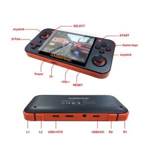 RG350 IPS เกมคอนโซลเกมย้อนยุค 2500+ เกม RG350 โปรแกรมจำลอง PS1 16GB - Product Image 5