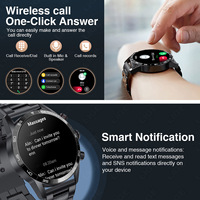 Reloj Inteligente con Monitor de Ritmo Cardíaco, Sueño y Estrés, Deportivo, IP68, Contesta Llamadas, Alarma, Pantalla AMOLED, Android