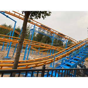 เครื่องเล่นสวนสนุกกลางแจ้ง รถไฟเหาะตีลังกาแบบแขวนลอย Crazy Mouse อุปกรณ์สวนสนุกสำหรับขายสำหรับสวนสนุก - Product Image 2