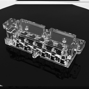 บริการงานกลึง CNC ชิ้นส่วนพลาสติกความแม่นยำสูง บริการงานกัดซีเอ็นซี 5 แกน ชิ้นส่วนอะคริลิกใสพิเศษ - Product Image 4