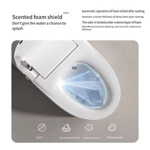 <span class=keywords><strong>WC</strong></span> intelligent ultra-mince moderne OEM avec ouverture/fermeture automatique, capteur de pied, modes de lavage multiples, étanche IPX4 pour salle de bain - Product Image 5