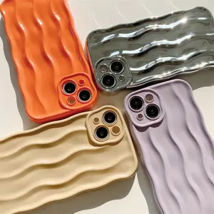 2023 Fancy Design Electroplated Water Ripple girls TPU Phone case For iPhone 11 12 13 14 Pro Max Cover