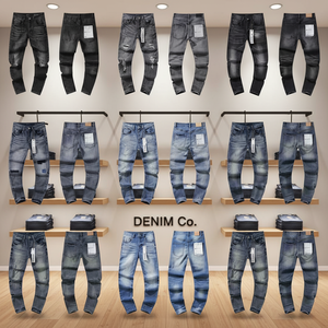 Jeans Anchos Ksuby para Hombre, Talla Grande, Color Morado Denim, Calidad Superior, Nueva Colección 2026, con Etiqueta 1.1 - Product Image 1