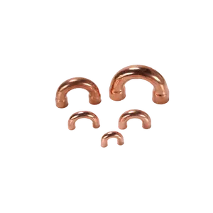 Hengshi Refrigeration 3 Way Copper Claw Tee Pipe Fitting U Bend Y Share Tee Air Conditioner Fittings