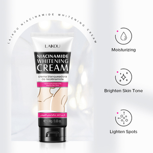 LAIKOU 100g Lotion hydratante éclaircissante à la niacinamide, ingrédients à l'acide hyaluronique, crème éclaircissante pour les aisselles et le corps - Product Image 2