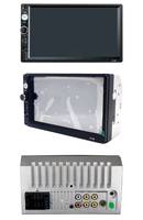 Autoradio 2 Din avec écran IPS 7 pouces, prise en charge USB/WAV, CarPlay filaire, chargeur de voiture et amplificateur - Lecteur MP3/MP5