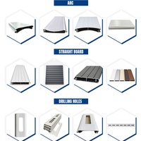 Perfil de Aluminio con Reducción de Ruido para Puerta Enrollable, Tapa Final de Partición, Lamas de Rodillo, Diseño de Aislamiento Acústico para Residencial