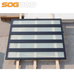 Panneau moderne en verre sans cadre <span class=keywords><strong>Porte</strong></span> <span class=keywords><strong>de</strong></span> <span class=keywords><strong>garage</strong></span> en alliage d'aluminium <span class=keywords><strong>sectionnelle</strong></span> automatique avec finition miroir <span class=keywords><strong>Ouverture</strong></span> <span class=keywords><strong>manuelle</strong></span> pour entrepôts - Product Image 2