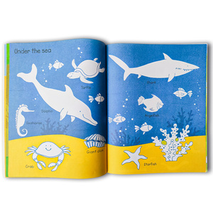 Livre d'autocollants en carton pour l'apprentissage précoce des enfants, papier épais, animaux, circulation, activité, livre d'autocollants, jouet éducatif pour enfants - Product Image 6