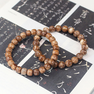 Bodhi Seed <b>Bracelet</b> Pink Round Beads Single Strand Hainan Material Ice Powder Unisex Couple Jewelry Everyday Wear - Product Image 4