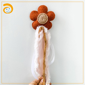 Nouveauté, baguette magique en forme de fleur mignonne, baguette magique pour enfants, cadeau d'anniversaire pour fille, fête, Halloween, accessoires de cosplay de princesse - Product Image 5