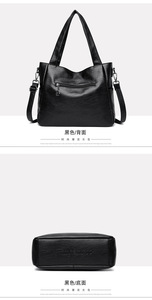 Wholesale Simple Shopping <b>Bag</b> Texture Handbag Women's Large Capacity Single Shoulder Diagonal Tote <b>Bag</b> New Women <b>Bags</b> - Product Image 5
