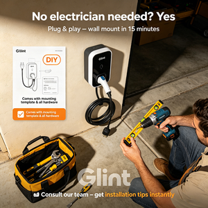 Stazione di <span class=keywords><strong>Ricarica</strong></span> per Veicoli Elettrici Glint OEM ODM Nuova 3.5/7KW IP54 Montaggio a Parete/Tipo Colonna con Uscita 32A per Auto Elettriche - Product Image 3