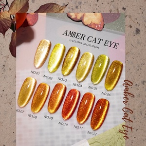 Collection de vernis gel œil de chat ambre JTING 12 couleurs – Vernis à ongles gel couleur ambre très prisé pour l'automne – Marque privée professionnelle personnalisable - Product Image 5