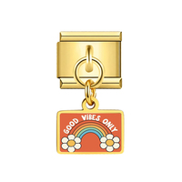 Nouveau 2026 Pendentif motif Band-Aid 'Strawberry Love' en acier inoxydable, module de breloque pour bracelet, bijoux DIY, vente en gros
