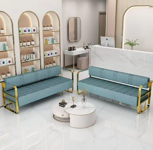Contemporary Salon Furniture Barber Shop Beauty Salon Waiting Chair Clothing Store Resting Chair Bench - Product Image 6