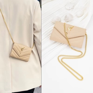 San. Bolso de Mano Lo L con Cierre de Cremallera, Correa Única, Cadena Metálica para Llevar Bajo el Brazo, Bolso Bandolera, Accesorios Interiores para Personalizar - Product Image 2