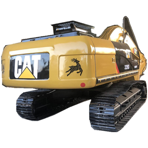 Excavadora hidráulica de cadenas CAT329D original usada, excavadora Caterpillar 329D para trabajos de construcción pesada - Product Image 1