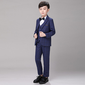 Nouveauté 2025 – Ensembles de Vêtements en Laine pour Enfants Garçons – <span class=keywords><strong>Blazer</strong></span> à Carreaux et Costume Décontracté Deux Pièces pour Garçon – Vente en Gros - Product Image 6