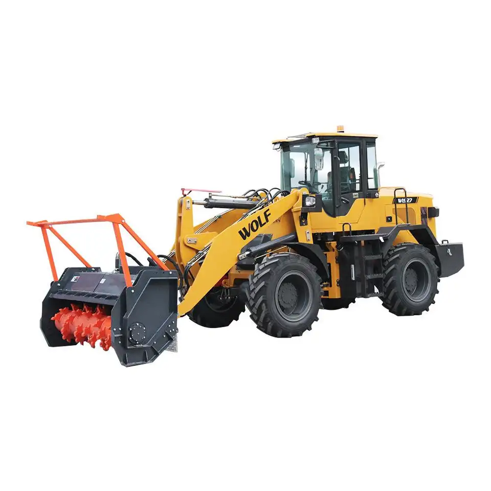 Колёсный погрузчик WOLF 3ton WL927/WL930, Лесной Мульчер, насадка для продажи