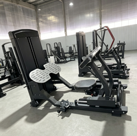 Chaise romaine haut de gamme en acier pour usage commercial, équipement de gym fonctionnel et sécurisé, réglable par pignon, pour étirement et extension du dos assis
