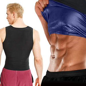 Dropshipping Homme Taille Formateur Chaud Néoprène Workout Tank Top Compression Fitness Body Yoga Shaper <span class=keywords><strong>Sauna</strong></span> Vest - Product Image 1