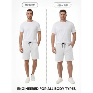 Pantalones Cortos Deportivos FOXA para Hombre, Estilo Waffle, 7 Pulgadas de Largo, Transpirables, para Gimnasio y Running, con Bolsillo - Product Image 6