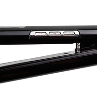Lisseur de cheveux électrique ionique à infrarouge lointain avec écran LCD, chauffe rapide, plaques en aluminium, double fonction humide/sec, protection contre la surchauffe, usage domestique