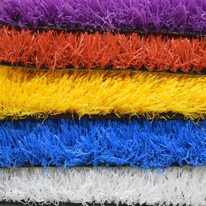 Césped <span class=keywords><strong>Artificial</strong></span> de Alta Calidad Directo de Fábrica para Jardín Colorido Césped Sintético Decoración Hierba Alfombra - Product Image 5