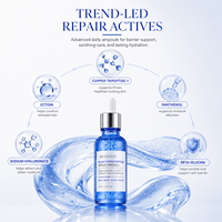 Ampoule réparatrice au peptide de cuivre bleu, ectoïne, panthénol, bêta-glucane, acide hyaluronique, sérum hydratant pour la barrière cutanée, 30 ml, OEM ODM