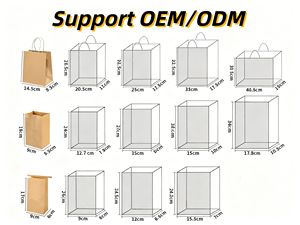 Sac d'emballage pour pain en papier kraft écologique avec logo personnalisé et ruban, fabriqué en Chine - Product Image 5