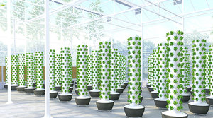 Tours aéroponiques agricoles Systèmes de jardinage Systèmes de culture verticaux Tour de culture hydroponique - Product Image 6