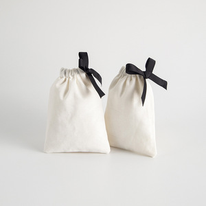 Bolsas de Algodón con Cordón, Blancas, Rectangulares, para Empaque y Almacenamiento de Joyería, 7x9cm, 8x10cm, 9x12cm, 10x15cm, 12x16cm, 13x18cm, 15x20cm - Product Image 2