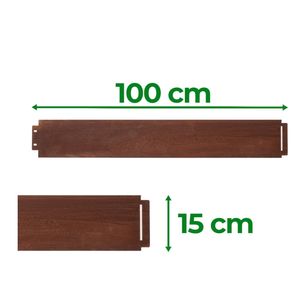 <span class=keywords><strong>Bordure</strong></span> métallique rouillée Corten personnalisée pour l'aménagement paysager, <span class=keywords><strong>Bordure</strong></span> de <span class=keywords><strong>jardin</strong></span> en métal pour bordures de pelouses et parterres de fleurs - Product Image 2