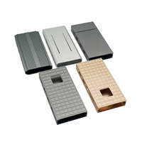 Chargeur de téléphone portable avec coque en acier inoxydable et alliage d'aluminium, usinage CNC