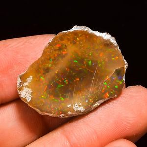 YASHEE - Piedra Preciosa de Ópalo Etíope Natural en Bruto, 22.5+ Quilates, Forma Irregular, Piedras Sueltas para Envolver con Alambre, Sanación de Chakras - Product Image 2