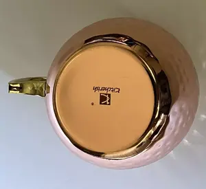 Tazas de mula de cobre con logotipo personalizado de calidad de exportación para regalos, bodas y eventos promocionales disponibles a precio de exportación - Product Image 2