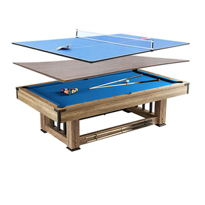 Mesa de <span class=keywords><strong>Billar</strong></span> de Lujo de 8 Pies, Mesa de Ping-Pong, Mesa de Comedor Convertible para el Hogar, Construcción de Cuero y MDF, Precio de Mayoreo Directo de Fábrica - Product Image 6