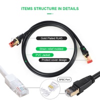 Cable de Red Plano Cat5/Cat5e RJ45 de Alto Rendimiento, Diseño Delgado, Conductor de Cobre Puro, Ultrafino Premium