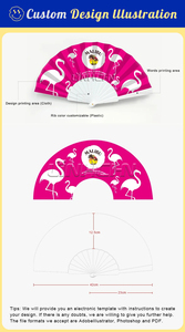 Quạt tay nhựa đỏ làm quà lưu niệm thiệp cưới, quạt tay giấy cô dâu phong cách Lolita Tây Ban Nha, đồ thủ công trang nhã làm quà lưu niệm cưới - Product Image 5