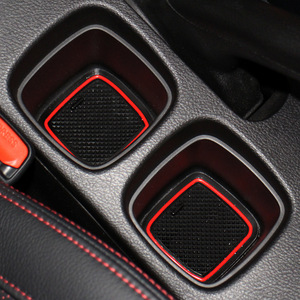 Accessoires antidérapants pour l'intérieur de la voiture Doublure de console centrale pour <span class=keywords><strong>Suzuki</strong></span> <span class=keywords><strong>SX4</strong></span> <span class=keywords><strong>S</strong></span>-<span class=keywords><strong>Cross</strong></span> 2014-2018 Porte-gobelet Inserts Tapis de porte - Product Image 4
