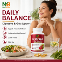 Formule personnalisée directe d'usine, berbérine avec cannelle de Ceylan, capsules anti-inflammatoires à base de berbérine