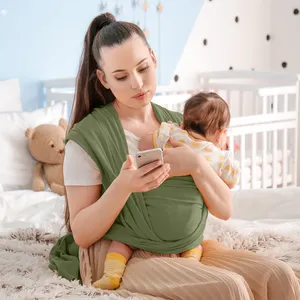 Portador de bebê plus size leve e melhor para recém-nascidos x, envoltórios e estilingues para bebês