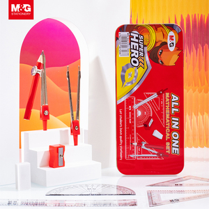 M & G כתיבה ספר PVC גבוהה דיוק תלמיד גיאומטרי שליט סט - Product Image 4