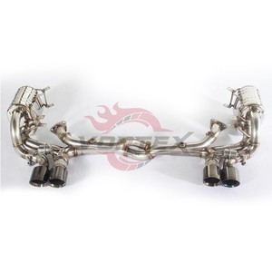 ระบบท่อไอเสียแคทแบ็กสแตนเลส Vortex สำหรับรถ Porsche 911 Carrera 997.1 997.2 ปี 2005-2012 แบบควบคุมวาล์ว สปอร์ต หนา 1.5 มม. ผิวกระจก - Product Image 1