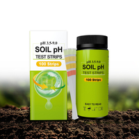 Kit de prueba de pH del suelo portátil para agricultura y análisis de agua-Kit de prueba de suelo preciso para uso en granja/jardín