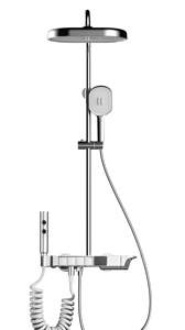 Набор для душа с регулируемым светодиодным дисплеем - Product Image 3
