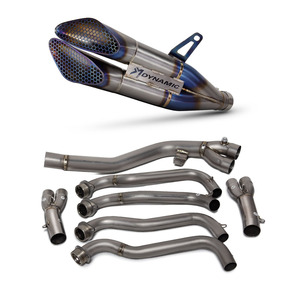 Kit de Escape Completo de Titanio para Motocicleta, Línea de Carreras, Tubo Delantero DY-GP para GSXR1000 GSX-R1000 2017-2025 - Product Image 2