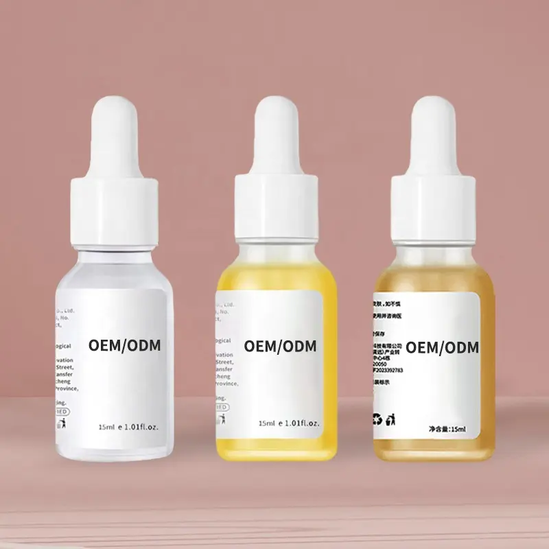 Oem Serum Ochtend Vc Avond Vitamine A Facial Cafeïne Oogserum Schoonheidsherstel Exfoliërende Hyaluronzuur Serum